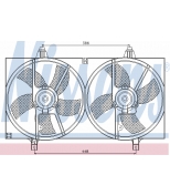 NISSENS - 85526 - Крыльчатка с эл. мотором NISSAN ALMERA N16