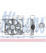 NISSENS - 85708 - вентилятор радиатора