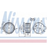 NISSENS - 87045 - Вентилятор отопителя салона - CITROEN XSARA PICASSO   99-