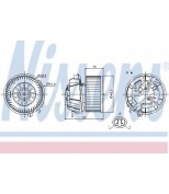 NISSENS - 87127 - Моторчик печки PEUGEOT 1007 (05-) 1.4 HDi