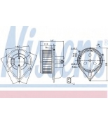 NISSENS - 87128 - Вентилятор отопителя салона