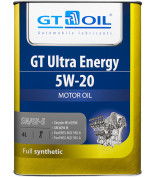 GT OIL 8809059407288 Моторное масло gt ultra energy sae 5w-20 sm (4л)