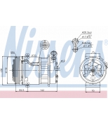 NISSENS - 89157 - Компрессор кондиционера