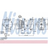 NISSENS - 89221 - NS89221_компрессор кондиционера! Cevrolet Aveo 1.2/1.4i 02>