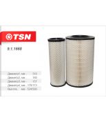 TSN 911668 Фильтр воздушный  5460, 6460, 53601, 6560 (Cummins ISLe 310 30)