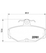 PAGID - T5006 - Комплект тормозных колодок, диско