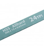 GROSS 77724 Полотна для ножовки по металлу, 300 мм, 24 TPI, HSS, 2 шт, GROSS