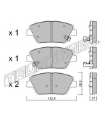 TRUSTING - 9610 - К-т дисков. тормоз. колодок Hyundai Sonata VI 2009