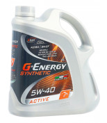 G-ENERGY 253142410 Масло синтетическое G-Energy Synthetic Active 5W40, 4 л