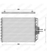 DELPHI - TSP0225061 - Радиатор кондиционера