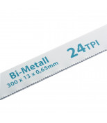 GROSS 77729 Полотна для ножовки по металлу, 300 мм, 24 TPI, BIM, 2 шт, GROSS