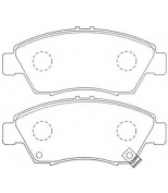 AISIN-ASCO - ASN250 - КОЛОДКИ ТОРМОЗНЫЕ ДИСКОВЫЕ, КОМПЛЕКТ