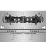 MALO - 80118 - Шланг тормозной