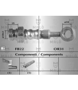 MALO - 80485 - Тормозной шланг