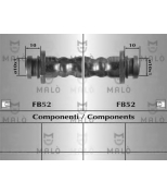 MALO - 80827 - Шланг тормозной