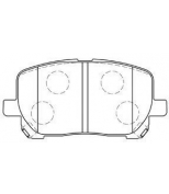 AISIN-ASCO - A1N105 - Колодки торм.диск. ADVICS