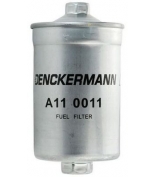 DENCKERMANN - A110011 - Топливный фильтр/ AUDI 80 (89, 89Q, 8A, B3)/ 1,8L/ 1986]1991