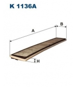 FILTRON - K1136A - Фильтр салона (угольный) K 1136A