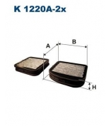 FILTRON - K1220A2X - Фильтр салонный угольный MB S (W220) 3 2-6 3