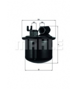KNECHT/MAHLE - KL183 - Фильтр топливный ROVER 200/400/H0NDA