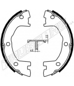 TRUSTING - 034120 - Комплект тормозных колодок, стояночная тормозная система