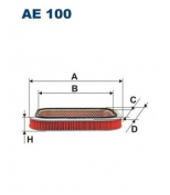 FILTRON - AE100 - Фильтр воздушный AE100