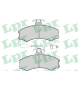 LPR - 05P012 - Колодки торм. дисковые