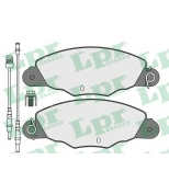 LPR - 05P1140 - Колодки торм. дисковые