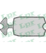 LPR - 05P115 - Колодки торм. дисковые