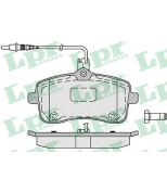 LPR 05P1196 Комплект тормозных колодок, дисковый тормозной механизм