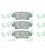 LPR 05P1455 Колодки тормозные задние Honda CR-V 07-