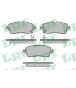 LPR - 05P1673 - Колодки тормозные FORD FIESTA 08-/MAZDA 2 07- передние