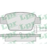 LPR - 05P780 - Колодки торм зад STIO/MULTIPLA(573105J)