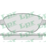 LPR - 05P807 - Колодки тормозные пер PEUGEOT 307(573031J)