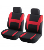 ARNEZI A0508001 Чехол-рубашка на переднее сиденье с подголовником Черный с Красным 4пр ARNEZI A0508001