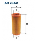 FILTRON - AR2342 - Фильтр воздушный круглый Выс-275мм  Вн. диам.-114мм