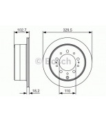 BOSCH - 0986479R15 - 0 986 479 R15_диск тормозной задний!Toyota Land Cruiser 100 4.2TD/4.7 98>