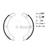 BOSCH - 0986487584 - Комплект тормозных колодок, стояночная тормозная система