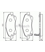 BOSCH - 0986494054 - Тормозные колодки 0986494054