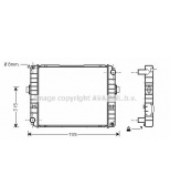 AVA - IV2003 - Радиатор Iveco EuroCargo E14