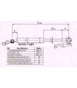 KLOKKERHOLM - 81097102 - Gas Spring, boot