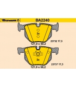 BARUM - BA2240 - Тормозные колодки BARUM