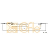 COFLE - 106544 - Трос стояночного тормоза RENAULT: TWINGO(II)all RH 1355/1043 mm