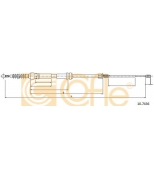 COFLE - 107436 - Трос стояночного тормоза VW: CADDY(III) B/DI 1727/561 mm