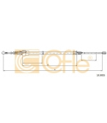 COFLE - 109055 - Трос стояночного тормоза задн VW FOX all (дисковые тормоза) 07-