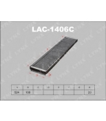 LYNX - LAC1406C - Фильтр салонный угольный FORD Mondeo III 00-07, JAGUAR X-Type 01