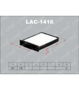 LYNX - LAC1416 - Фильтр салонный RENAULT Megane II 02