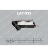 LYNX - LAC322 - Фильтр салонный MITSUBISHI Galant 96-04