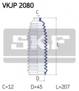 SKF - VKJP2080 - 