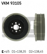 SKF - VKM93105 - Шкив коленвала Vag 1.9 TDI 95-